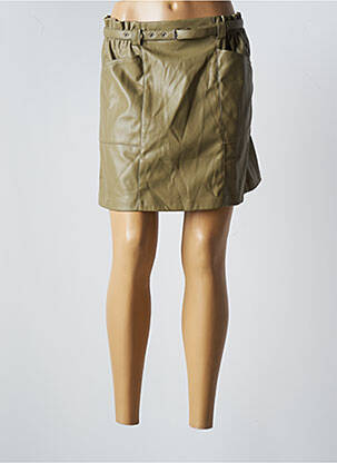 Fustă scurtă verde ONLY femeie