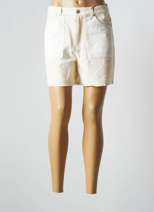 Șort bej PIECES femeie