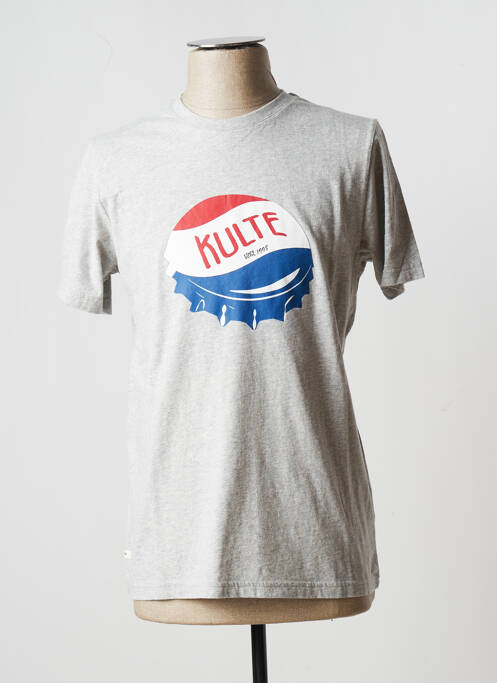 Tricou gri KULTE bărbat