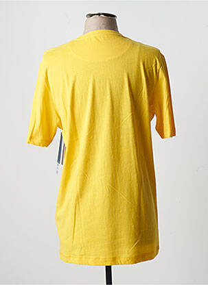 Tricou croială dreaptă mâneci scurte galben HERO BY JOHN MEDOOX bărbat