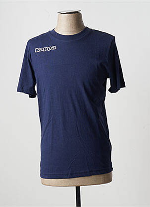 Tricou croială dreaptă mâneci scurte albastru KAPPA bărbat