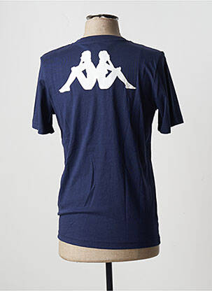 Tricou croială dreaptă mâneci scurte albastru KAPPA bărbat