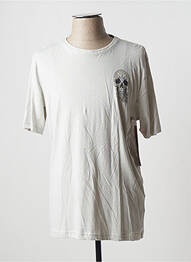 Tricou croială dreaptă mâneci scurte gri HERO BY JOHN MEDOOX homme