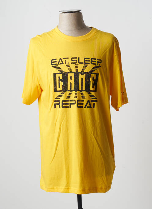 Tricou galben HERO BY JOHN MEDOOX bărbat