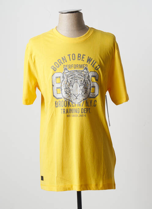 Tricou galben HERO BY JOHN MEDOOX bărbat