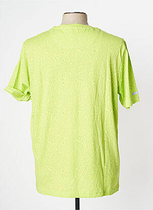 Tricou croială cambrată mâneci scurte verde STOOKER bărbat