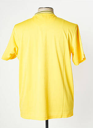 Tricou guler tunisian mâneci scurte galben HERO BY JOHN MEDOOX bărbat