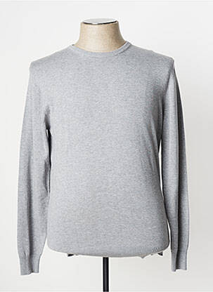 Pulover elasticitate mâneci lungi gri DAN JOHN homme