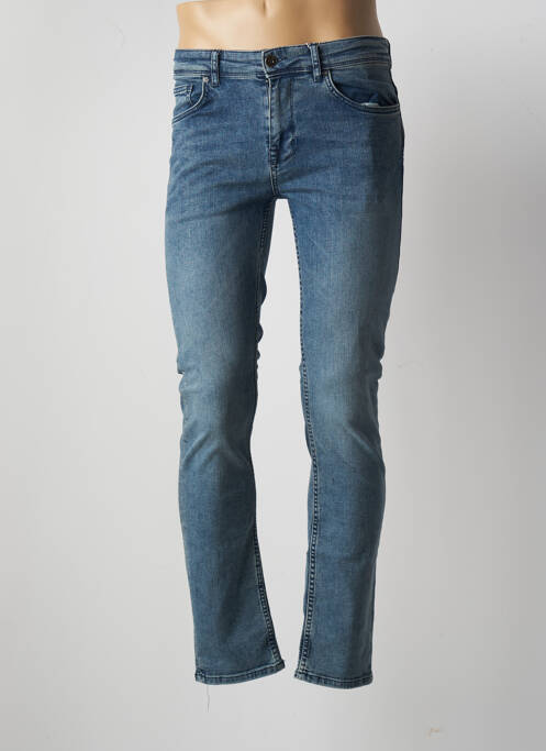 Blugi cu croială slim albastru CELIO bărbat