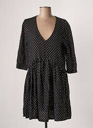 Rochie scurtă mâneci 3/4 mâneci 3/4 negru VINTAGE LOVE femme