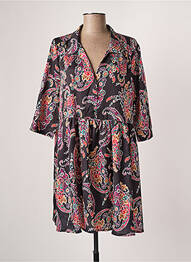 Rochie scurtă mâneci 3/4 mâneci 3/4 negru VINTAGE LOVE femeie