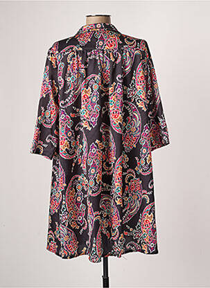 Rochie scurtă mâneci 3/4 mâneci 3/4 negru VINTAGE LOVE femeie