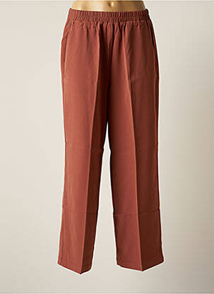 Pantalon drept maro GRACE & MILA femeie