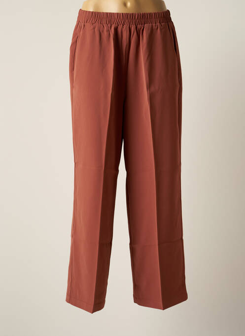 Pantalon drept maro GRACE & MILA femeie