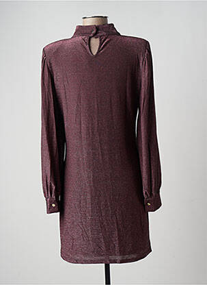 Rochie midi croială fluidă mâneci lungi roz SENES femeie