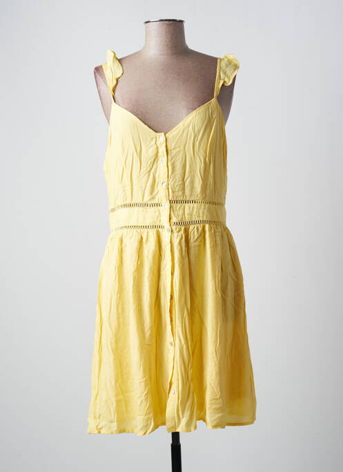 Rochie midi galben ADILYNN femeie