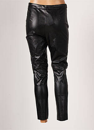 Pantalon 7/8 talie înaltă talie înaltă negru SEASON femeie