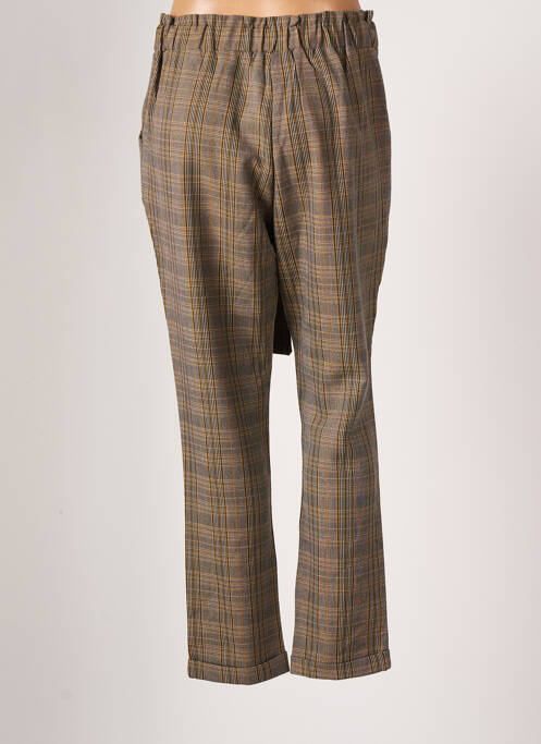 Pantalon drept maro EMMA ELLA femeie