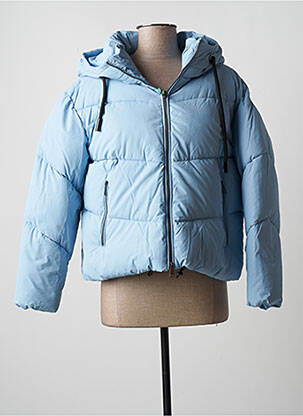 Geacă matlasată albastru GABARDINE femeie