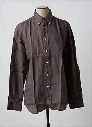 Cămașă cu mâneci lungi maro INGRAM bărbat