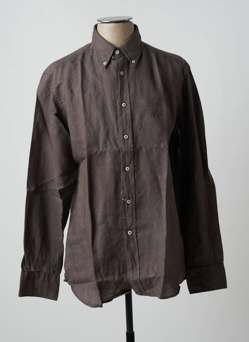 Cămașă cu mâneci lungi maro INGRAM bărbat