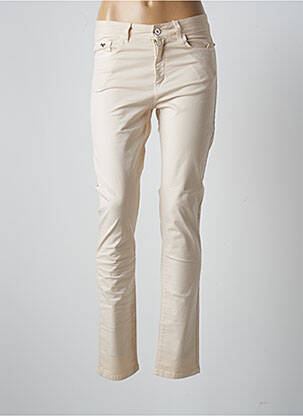 Pantalon drept bej FRED SABATIER femeie