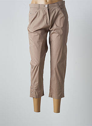 Pantalon trei sferturi bej CHRISTINE LAURE femeie