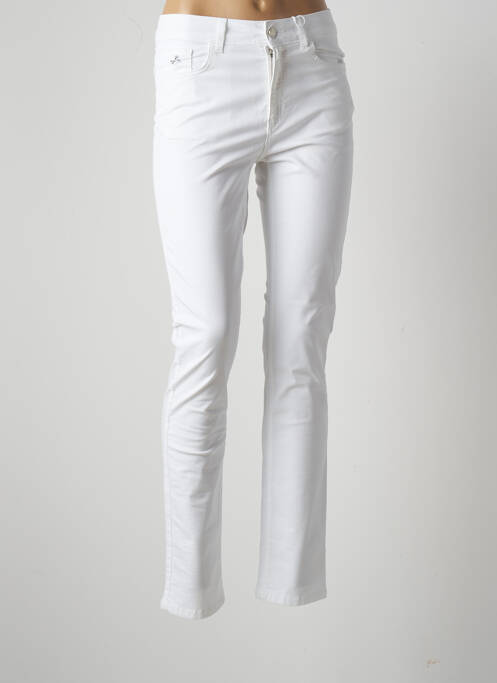 Pantalon drept alb FRED SABATIER femeie