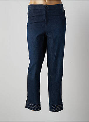 Blugi cu croială slim albastru FUEGO WOMAN femeie