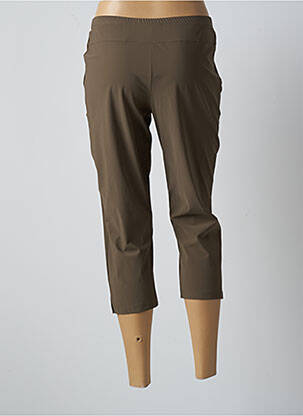 Pantalon trei sferturi elasticitate mărime normală verde MERI & ESCA femeie