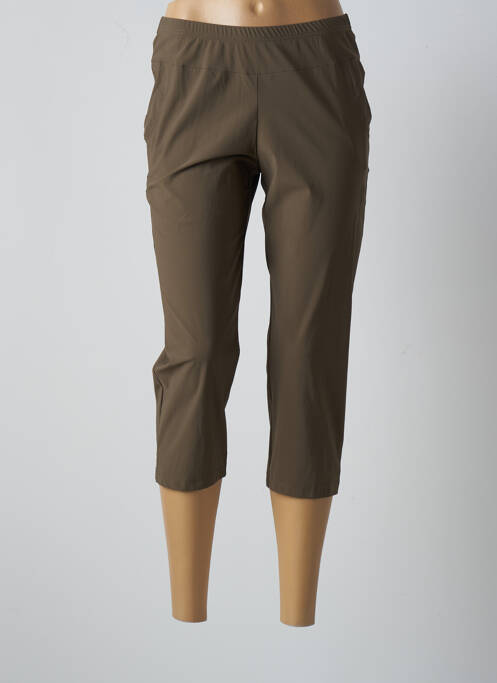 Pantalon trei sferturi elasticitate mărime normală verde MERI & ESCA femme