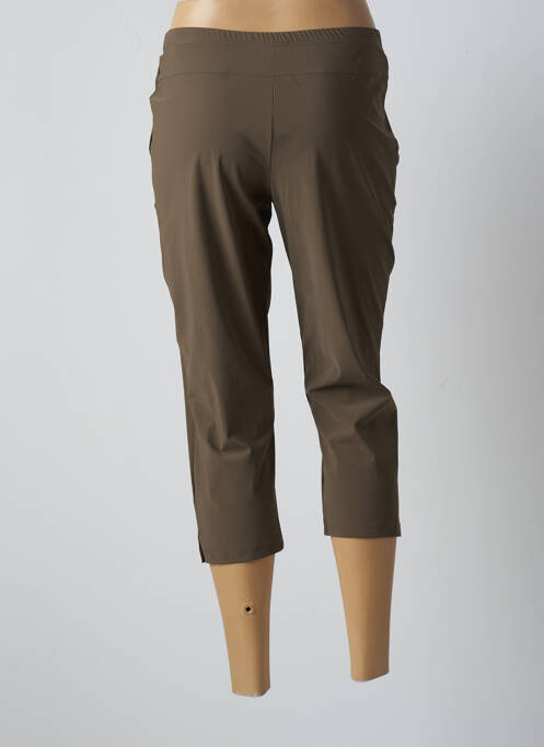 Pantalon trei sferturi elasticitate mărime normală verde MERI & ESCA femme