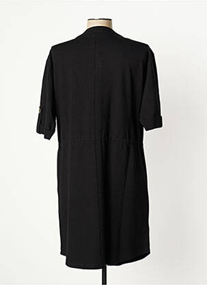 Rochie scurtă mâneci scurte mâneci scurte negru CISO femeie