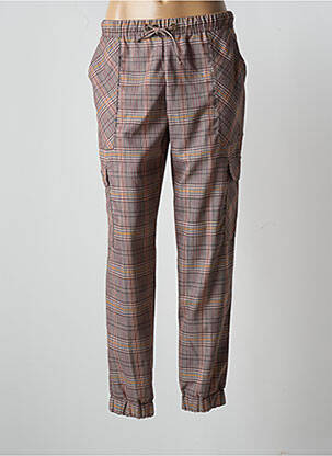 Pantalon drept talie elastică talie joasă maro BANANA MOON femeie