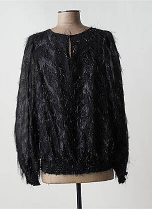 Top guler rotund mâneci lungi negru SUMMUM femeie