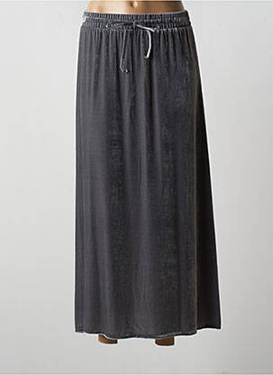 Fustă lungă gri LAUREN VIDAL femeie