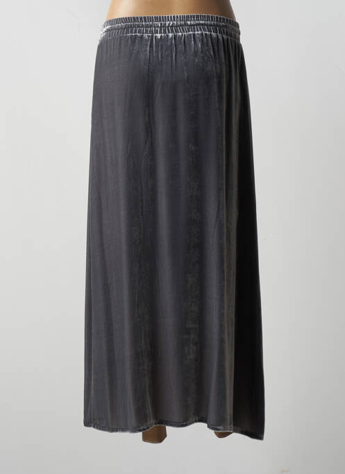 Fustă lungă gri LAUREN VIDAL femeie
