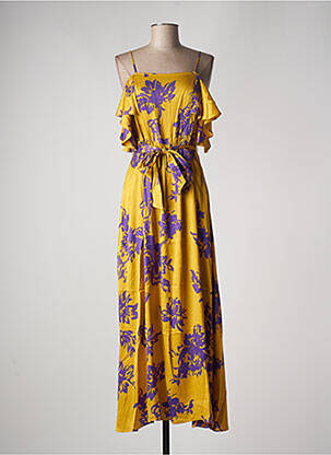 Rochie lungă galben PENNYBLACK femeie