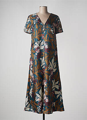 Rochie lungă albastru MAXMARA femeie