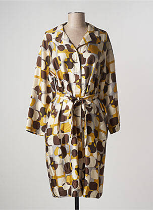 Rochie midi galben MAXMARA femeie