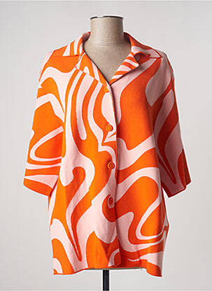 Pulover tunică portocaliu SPORTMAX femeie