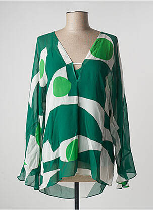 Tunică mâneci lungi verde MAXMARA femeie