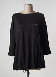 Top guler rotund mâneci 3/4 negru MAX MARA femeie