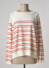 Pulover guler rotund mâneci lungi bej WEEKEND MAXMARA femme