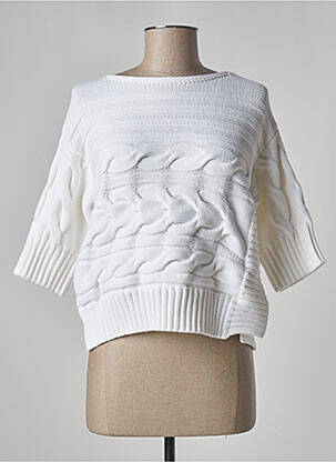 Pulover alb MAXMARA femeie