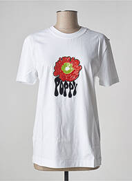 Tricou croială dreaptă mâneci scurte alb SPORTMAX femeie