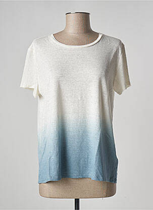 Top alb REPEAT femeie