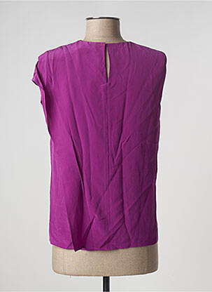 Top croială fluidă fără mâneci violet MAX MARA femeie