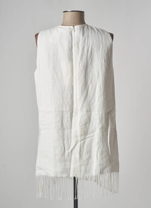 Tunică fără mâneci alb MAXMARA femeie