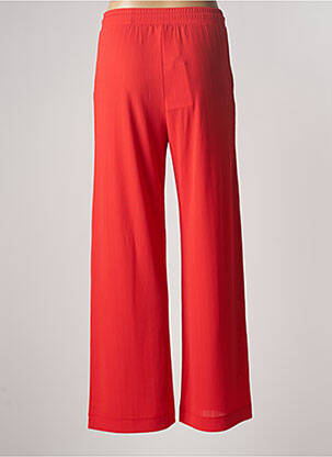 Pantalon larg croială fluidă talie înaltă roșu MAX MARA femeie